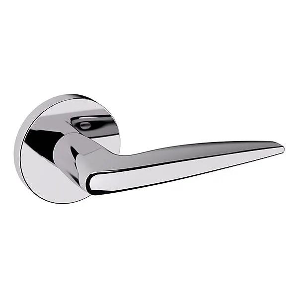 polished chrome lever