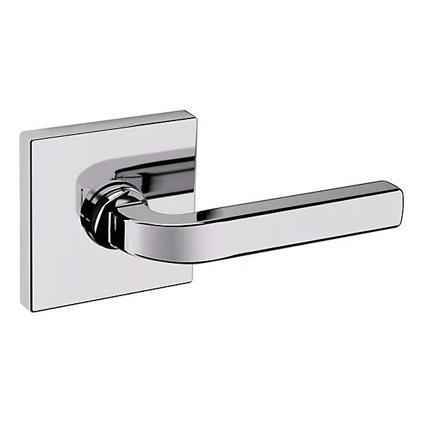 polished chrome lever