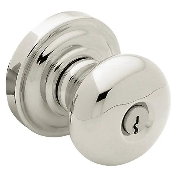 Baldwin Classic Knob with Classic Rose by Baldwin