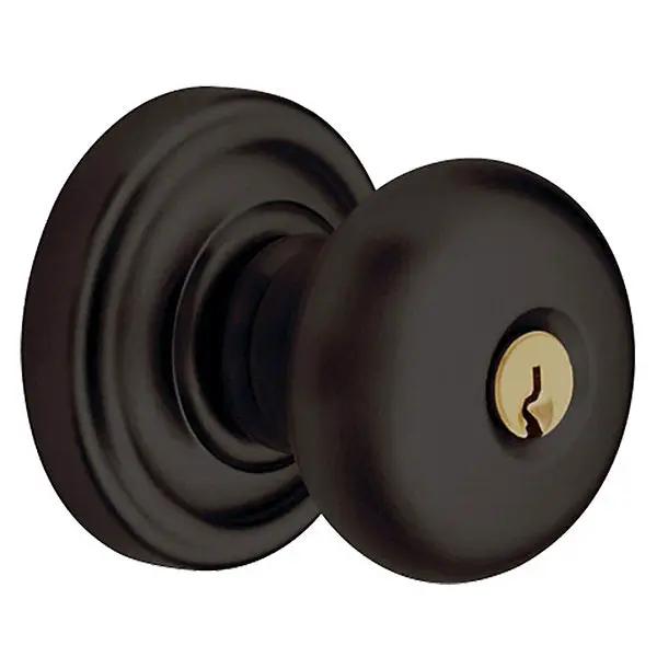 Baldwin Classic Knob with Classic Rose by Baldwin