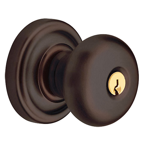 Baldwin Classic Knob with Classic Rose