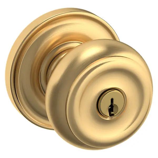 Baldwin Colonial Knob with Classic Rose by Baldwin
