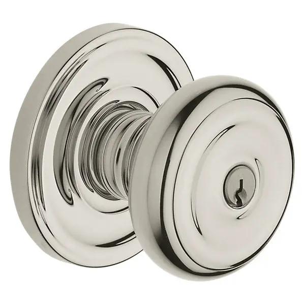 Baldwin Colonial Knob with Classic Rose by Baldwin