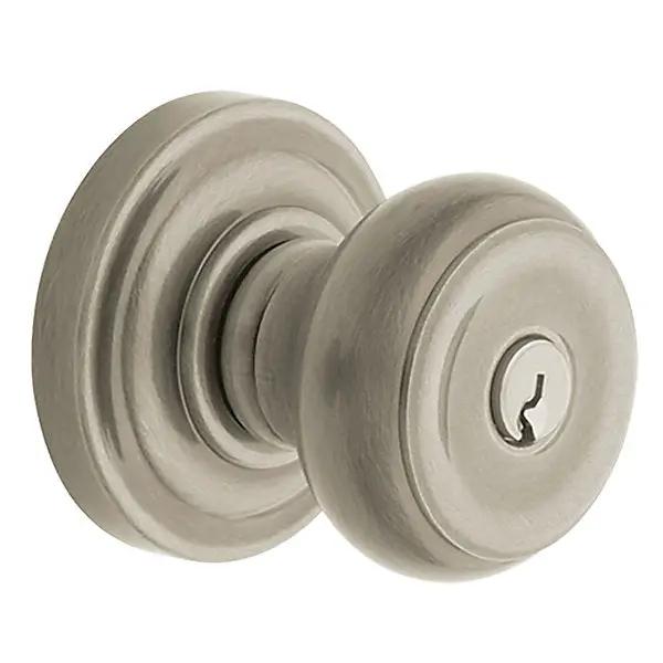 Baldwin Colonial Knob with Classic Rose by Baldwin