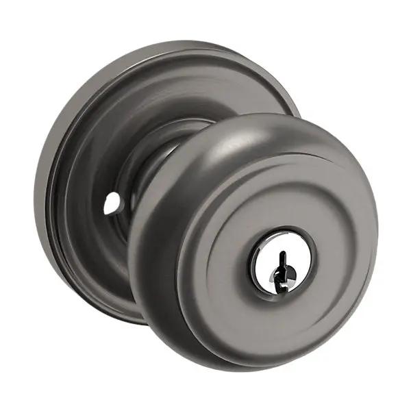 Baldwin Colonial Knob with Classic Rose by Baldwin
