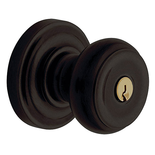 Baldwin Colonial Knob with Classic Rose