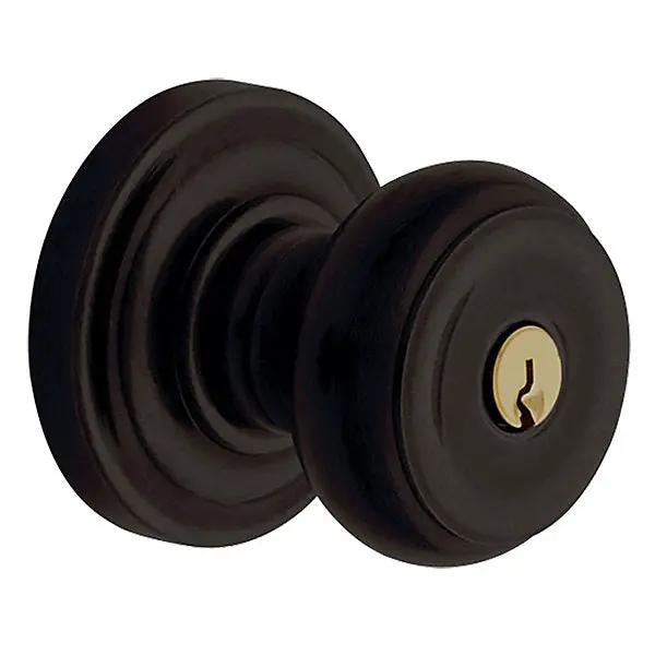 Baldwin Colonial Knob with Classic Rose by Baldwin