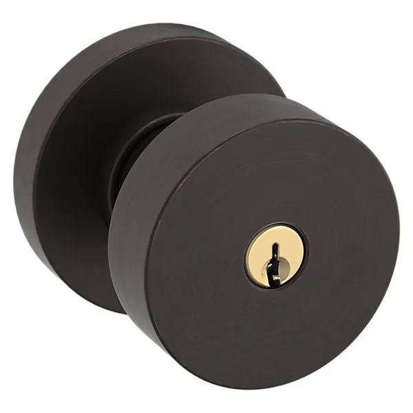 Baldwin Contemporary Knob with Round Rose by Baldwin