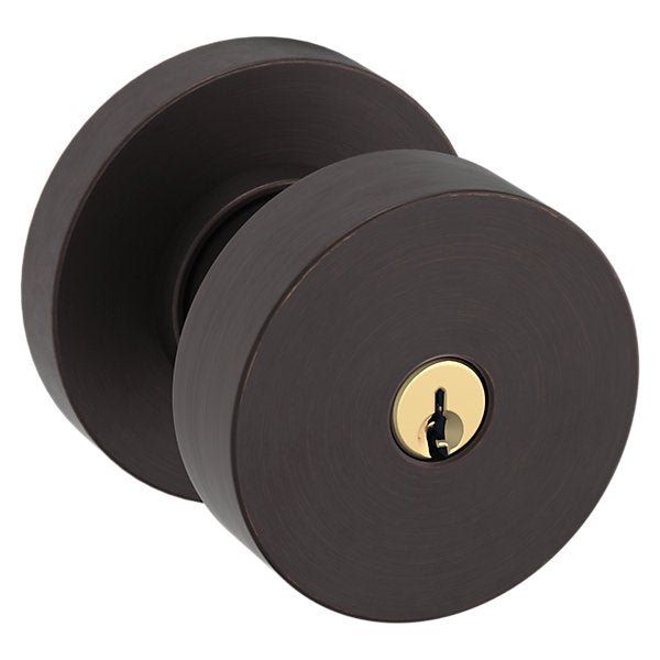 Baldwin Contemporary Knob with Round Rose