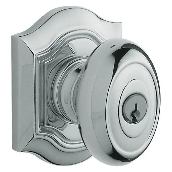 polished chrome entry set