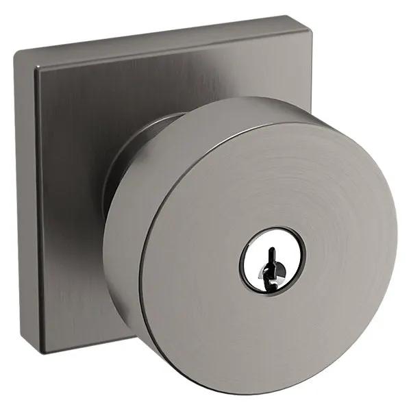 Baldwin Contemporary Knob with Square Rose by Baldwin