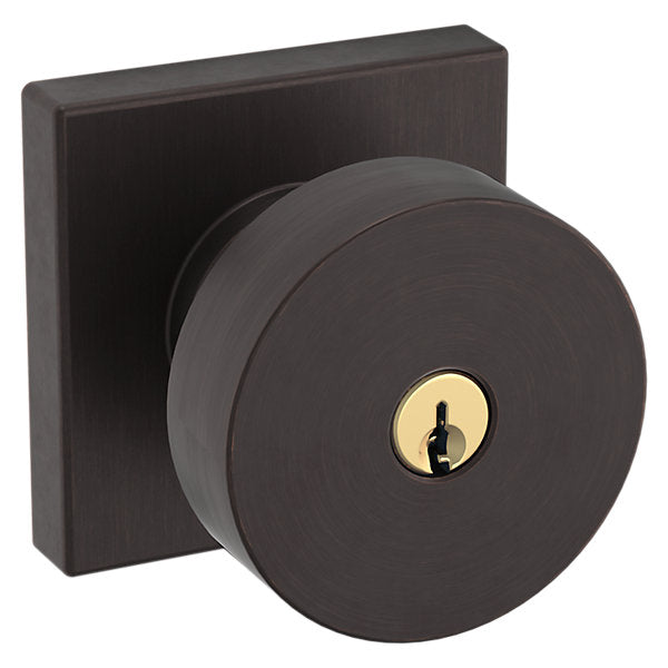 Baldwin Contemporary Knob with Square Rose