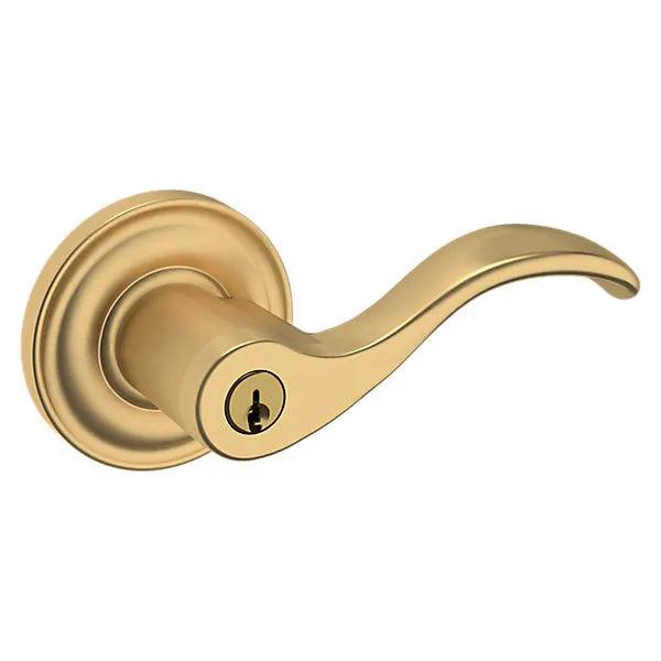 Baldwin Wave Lever with Classic Rose by Baldwin
