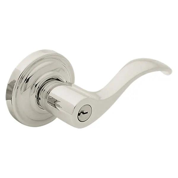Baldwin Wave Lever with Classic Rose by Baldwin