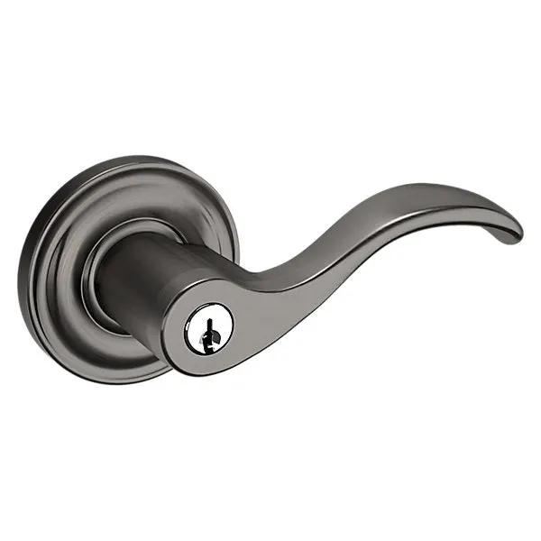 Baldwin Wave Lever with Classic Rose by Baldwin