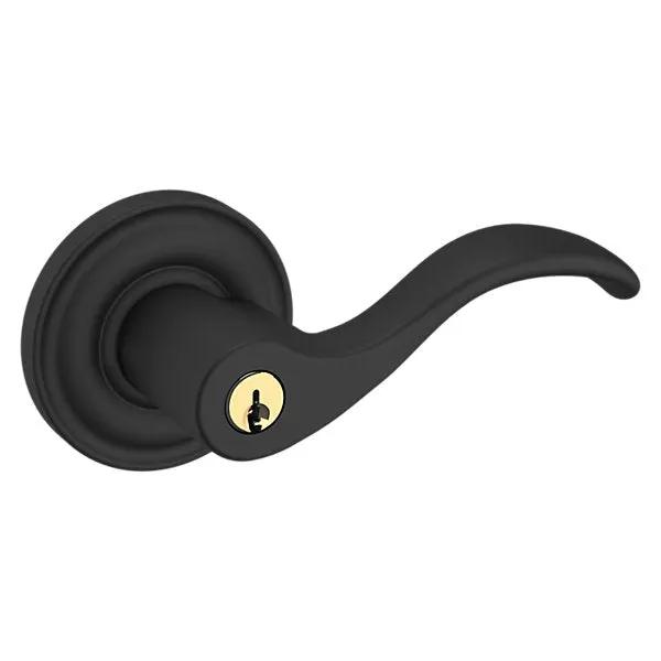 Baldwin Wave Lever with Classic Rose by Baldwin