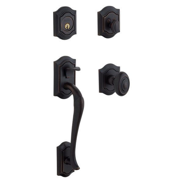 Baldwin Bethpage Sectional Trim with 5077 Knob - Arch Interior