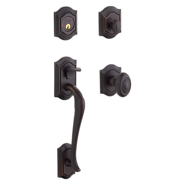 Baldwin Bethpage Sectional Trim with 5077 Knob - Arch Interior