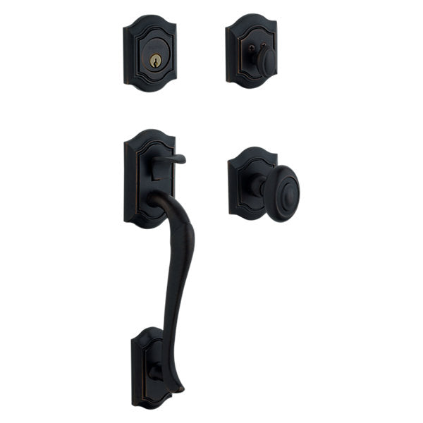 Baldwin Bethpage Sectional Trim with 5077 Knob - Arch Interior