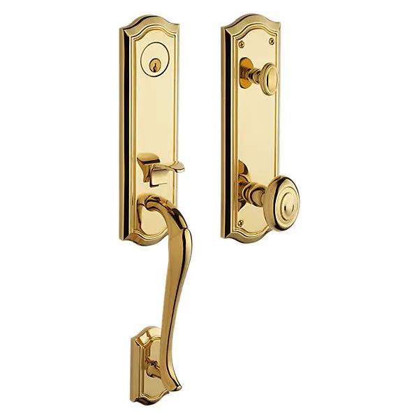 Baldwin Bethpage Handleset with 5077 Knob by Baldwin
