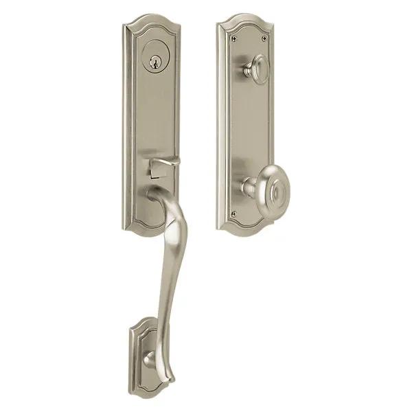 Baldwin Bethpage Handleset with 5077 Knob by Baldwin
