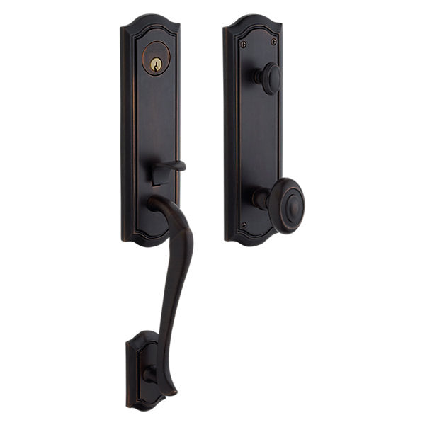 Baldwin Bethpage Handleset with 5077 Knob by Baldwin