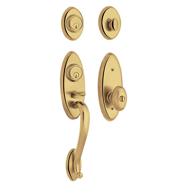 Baldwin Landon 2 - Point Lock Handleset with 5225 Egg Knob by Baldwin