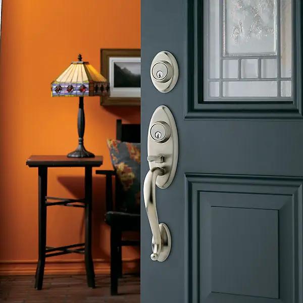 satin nickel lock