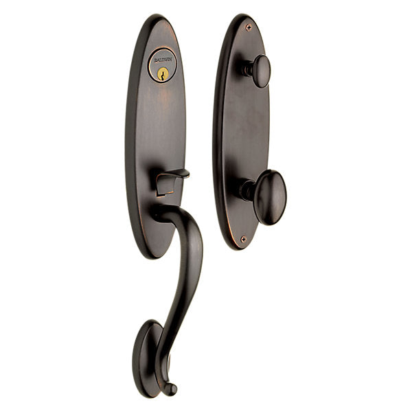 Baldwin Blakely Handleset with 5025 Egg Knob