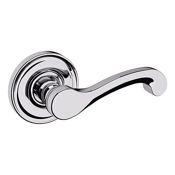 polished chrome lever