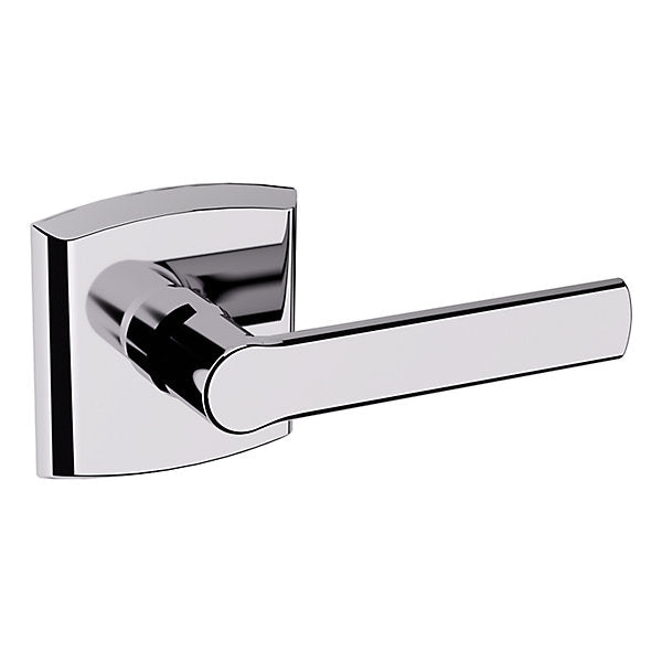 polished chrome lever
