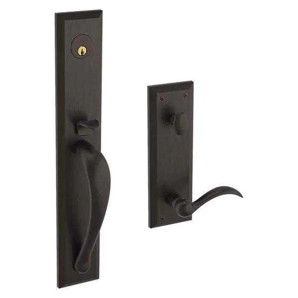 Baldwin Cody Full Handleset with 5024 Oval Knob/5452V Beavertail Lever by Baldwin