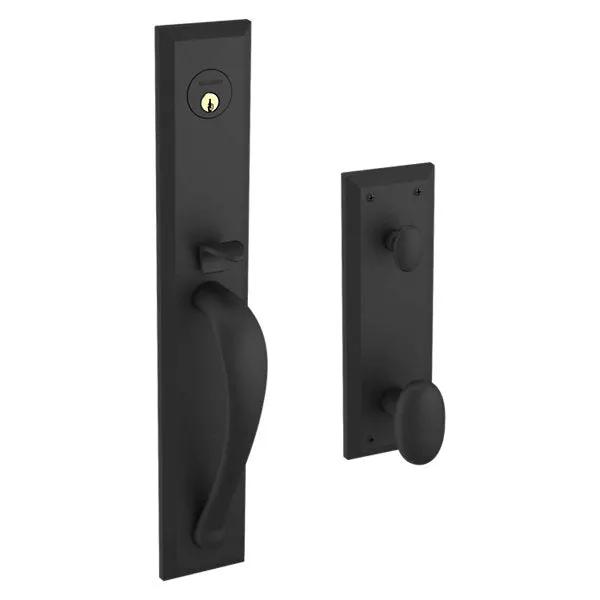 Baldwin Cody Full Handleset with 5024 Oval Knob/5452V Beavertail Lever by Baldwin