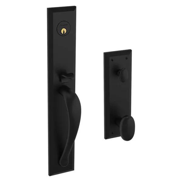 Baldwin Cody Full Handleset with 5024 Oval Knob/5452V Beavertail Lever by Baldwin