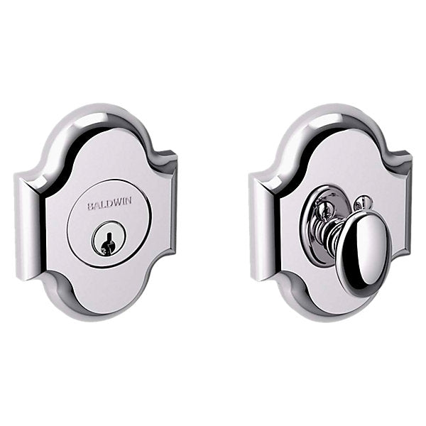 polished chrome deadbolt