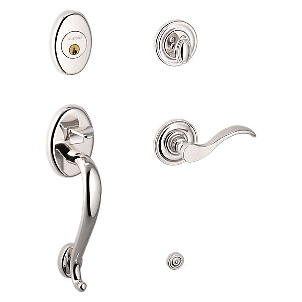 Baldwin Logan Sectional Trim with 5015 Classic Knob/5455V Wave Lever