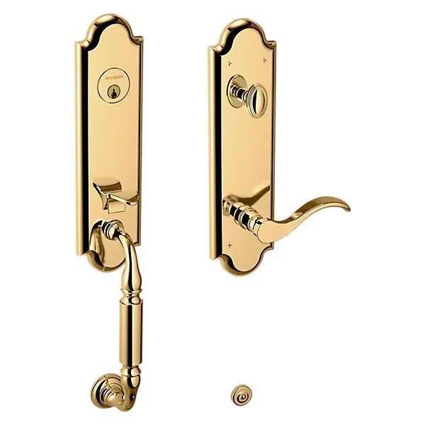 Baldwin Manchester Handleset with 5455V Wave Lever by Baldwin