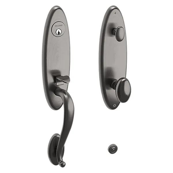 Baldwin Blakely Handleset with 5025 Egg Knob by Baldwin
