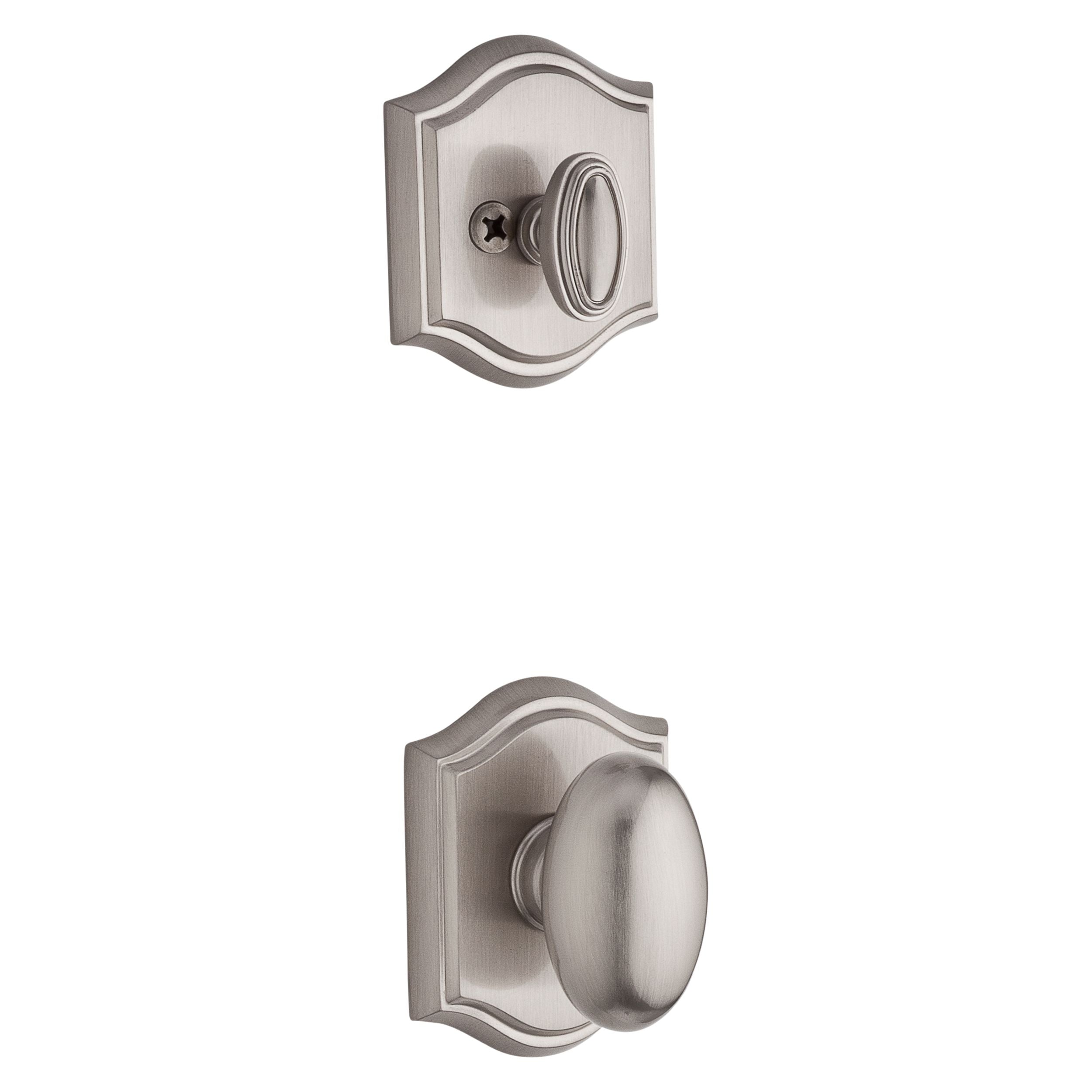 satin nickel door handle