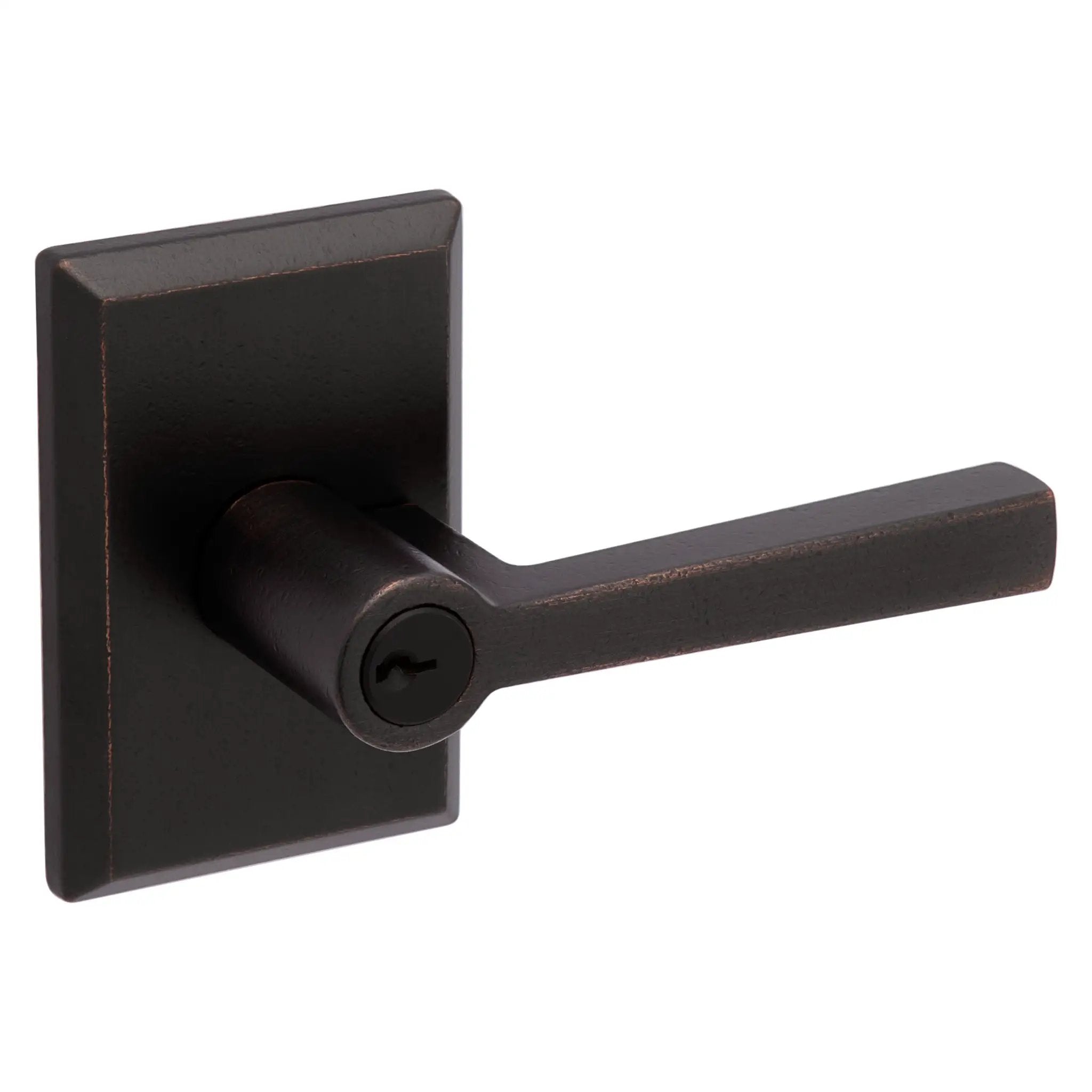 dark bronze door lever