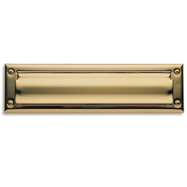 polished brass box plate
