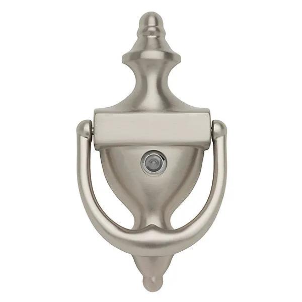 satin nickel knocker