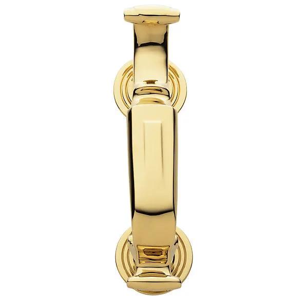 polished brass knocker