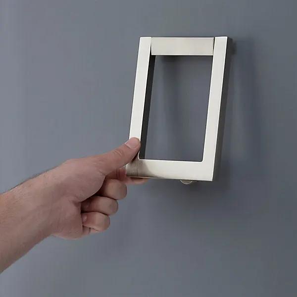 satin nickel knocker