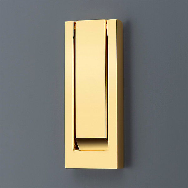 polished brass knocker