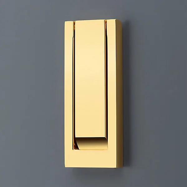 polished brass knocker