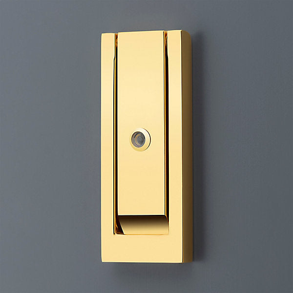 polished brass knocker