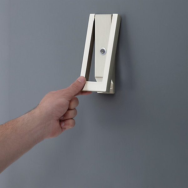 satin nickel knocker