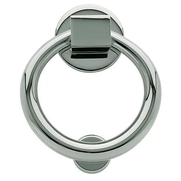 polished chrome knocker