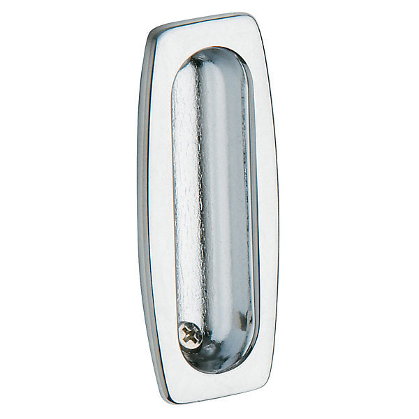 polished chrome flush pull